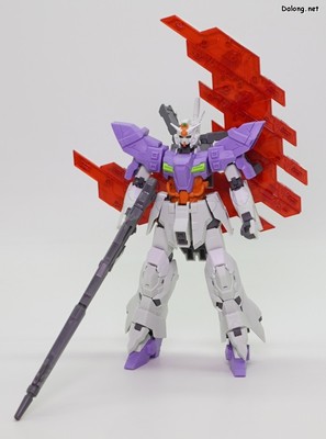 HG 1/144 ガンダムベース限定 ムーンガンダム (ロング・ライフル装備) - 様々な角度から (1/6)