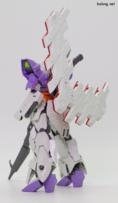 HG 1/144 ガンダムベース限定 ムーンガンダム (ロング・ライフル装備) - 様々な角度から (6/6)