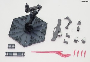 HG 1/144 ガンダムベース限定 ムーンガンダム (ロング・ライフル装備) - 基本武装およびアクセサリーは従来品と同一です。