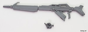 HG 1/144 ガンダムベース限定 ムーンガンダム (ロング・ライフル装備) - ガンダムエース2018年11月号の付録だったロング・ライフルと専用ハンドパーツが追加されています。