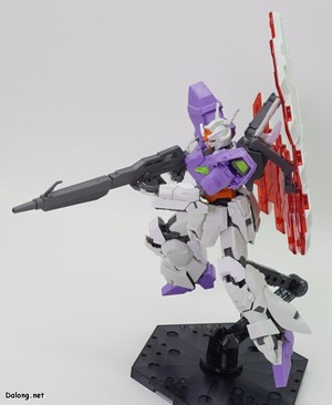 HG 1/144 ガンダムベース限定 ムーンガンダム (ロング・ライフル装備) - ロング・ライフルポーズ (3/4)