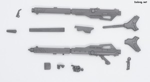HG 1/144 ガンダムベース限定 ムーンガンダム (ロング・ライフル装備) - ロング・ライフル パーツ図