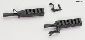 Gundam Base Gundam FSD (with Prototype Long-Range Beam Rifle) - 총열을 분리하여 위와 같이 접은 형태로 재조합할 수 있는데요. (1/2)