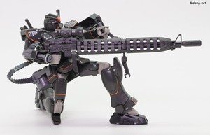 Gundam Base Gundam FSD (with Prototype Long-Range Beam Rifle) - 무릎앉아 롱 레인지 빔라이플 사격 포즈 (1/3)