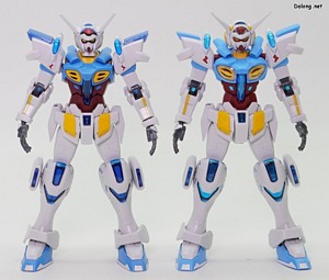 Gundam Base G-Self Perfect Pack [Reconguista in G the Movie Ver.] - 소체만의 비교. 보기엔 거의 비슷해보이지만, 의외로 많은 개선이 있었습니다.