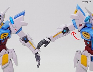 Gundam Base G-Self Perfect Pack [Reconguista in G the Movie Ver.] - 어깨 관절구조가 바뀌면서, 전후/상하 가동 기믹도 개선되었네요. (2/2)