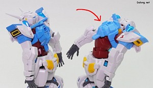 Gundam Base G-Self Perfect Pack [Reconguista in G the Movie Ver.] - 허리의 가동범위도 넓어졌습니다.