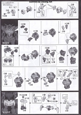 Gundam Base G-Self Perfect Pack [Reconguista in G the Movie Ver.] - Manual (3/10)
