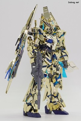 HGUC 유니콘 건담 3호기 페넥스 (디스트로이 모드) 골드 & 실버 세트 - 다양한 각도에서 본 HGUC 페넥스 골드 코팅 (5/6)