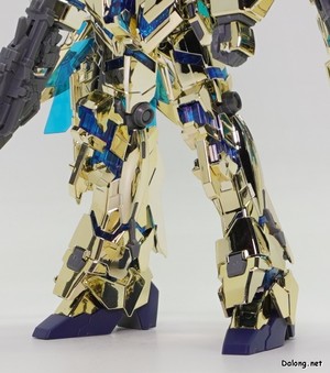 HGUC 유니콘 건담 3호기 페넥스 (디스트로이 모드) 골드 & 실버 세트 - 골드 코팅 부분 상세샷 (3/4)