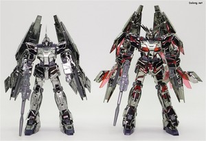 HGUC 유니콘 건담 3호기 페넥스 (디스트로이 모드) 골드 & 실버 세트 - 클럽G로 발매된 HGUC 유니콘건담 3호기 페넥스 type RC (유니콘모드) 실
