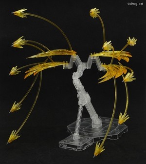 Gundam Base Xi Gundam / Pelelope Funnel Missile Effect Set - 크시건담 vs 페넬로페 판넬 미사일 이펙트 세트에 들어있던 것과 동일합니다. (1/2)