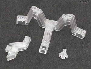 Gundam Base Xi Gundam / Pelelope Funnel Missile Effect Set - 투명한 액션베이스와 조인트 파츠들 (2/2)