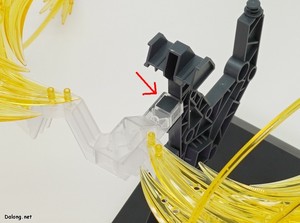 Gundam Base Xi Gundam / Pelelope Funnel Missile Effect Set - HGUC 아류제우스의 스탠드에 그대로 이식할 수 있습니다.