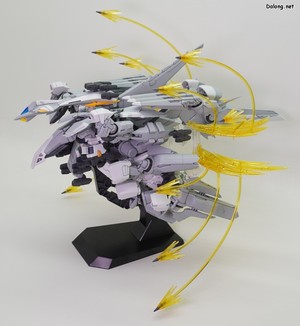 Gundam Base Xi Gundam / Pelelope Funnel Missile Effect Set - HGUC 아류제우스 플라이트 폼에 적용한 모습 (2/7)