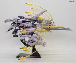 Gundam Base Xi Gundam / Pelelope Funnel Missile Effect Set - HGUC 아류제우스 플라이트 폼에 적용한 모습 (3/7)