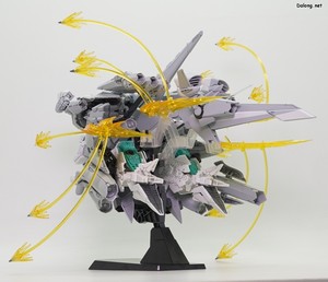 Gundam Base Xi Gundam / Pelelope Funnel Missile Effect Set - HGUC 아류제우스 플라이트 폼에 적용한 모습 (7/7)