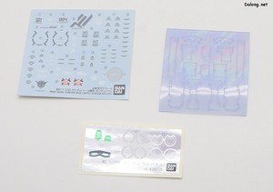 Gundam Base Gundam Nadleeh - 습식데칼/스티커 및 홀로그램 시트