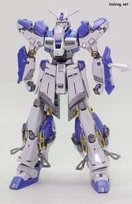 Gundam Base Hi-Nu Gundam [Titanium Finish] - 본체만의 풀 해치 오픈샷 (1/4)