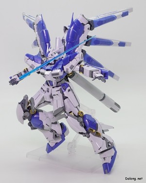 Gundam Base Hi-Nu Gundam [Titanium Finish] - 빔사벨 포즈 (2/3)