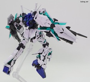 Gundam Base Unicorn Gundam (Final Battle Ver.) [Special Coating] - 디스트로이 모드 - 빔라이플 포즈 (2/2)
