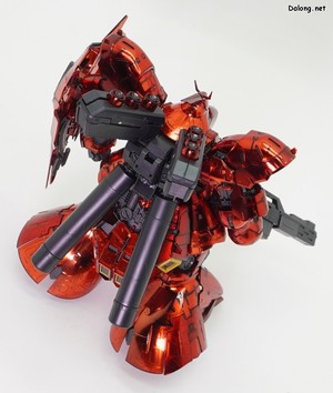 RG 1/144 ガンダムベース限定 サザビー [メカニカルコアメッキ] - 様々な角度から (4/6)
