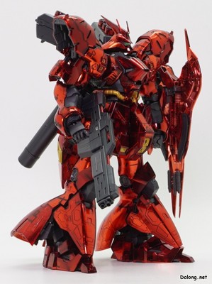 RG 1/144 ガンダムベース限定 サザビー [メカニカルコアメッキ] - 様々な角度から (5/6)