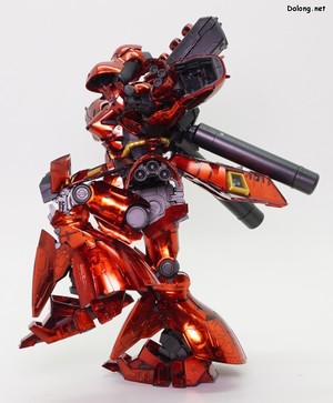 RG 1/144 ガンダムベース限定 サザビー [メカニカルコアメッキ] - 付属品および可動域は通常版と同じです。(2/2)