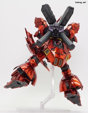 RG 1/144 ガンダムベース限定 サザビー [メカニカルコアメッキ] - ライフル射撃ポーズ (3/3)