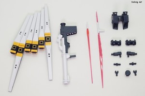 1/144 Option Parts Set Gunpla 19 (Fin Funnel) - 전체 파츠 구성. 생각보다 풍성합니다.