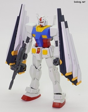 1/144 Option Parts Set Gunpla 19 (Fin Funnel) - HGUC 건담 리바이브의 양쪽 팔에 콜라보해본 모습 (1/2)