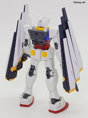 1/144 Option Parts Set Gunpla 19 (Fin Funnel) - HGUC 건담 리바이브의 양쪽 팔에 콜라보해본 모습 (2/2)