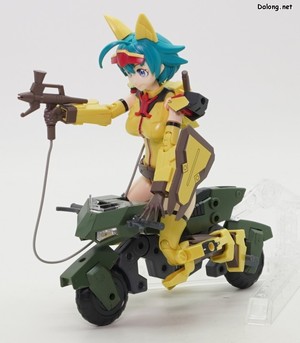 1/144 Option Parts Set Gunpla 20 (Ride-On Set) - 피겨라이즈 스탠다드 다이버 나미에 추가로 적용해본 모습. (1/2)