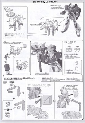 1/144 Option Parts Set Gunpla 20 (Ride-On Set) - Manual (8/10)