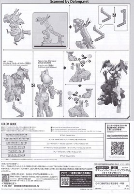 1/144 Option Parts Set Gunpla 20 (Ride-On Set) - Manual (10/10)