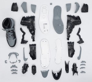 NIKE NIKE AIR JORDAN 1 HIGH 85 SHADOW AND REVERSE SHADOW MODEL KIT - Parts