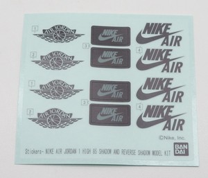 NIKE NIKE AIR JORDAN 1 HIGH 85 SHADOW AND REVERSE SHADOW MODEL KIT - 씰