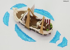 One Piece Going Merry -A Netflix Series: ONE PIECE- - 파도 이펙트 파츠를 활용한 장면 (2/2)