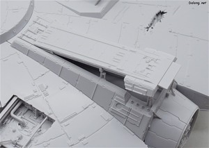 PG 1/72 Millennium Falcon - 탑승대로 교체한 모습