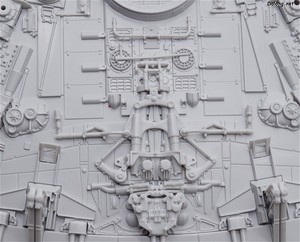 PG 1/72 Millennium Falcon - 특히 뒷부분 커버의 디테일에는 레이저 가공이 많이 들어간 듯 몰드의 완성도가 굉장하네요. (2/2)