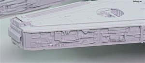 PG 1/72 Millennium Falcon - 측면부의 살벌한 디테일들. (1/10)