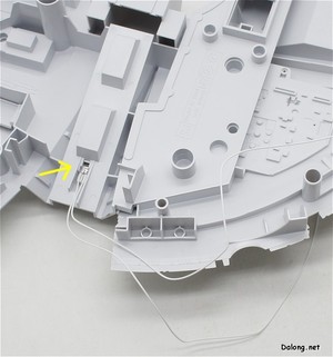 PG 1/72 Millennium Falcon - 탑승대용 LED의 배치