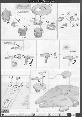 PG 1/72 Millennium Falcon - Manual (33/62)
