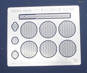 PG 1/72 Millennium Falcon - 에칭 파츠