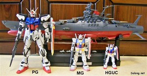 PG Yamato - 크기의 감을 잡기 위한 비교 사진.