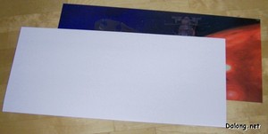 PG Yamato - 그리고 한가지.. 박스크기만한 커다란 종이가 있는데, 그 안에 프라스틱 재질의 포스터가 들어있습니다.