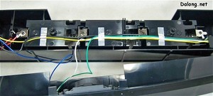 PG Yamato - 저런식으로 역시 배선이 깔끔하도록 동봉된 은박 테이프로 정리..