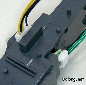 PG Yamato - 앞부분의 제1,2주포 유닛. 회전 포대가 3개입니다. 전원연결은 2군데에.. 모든 전선의 색상이 독립적이라, 매뉴얼만 잘 보면 전혀 헷갈리지 않습니다.