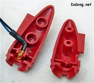 PG Yamato - 작은 노즐용 노란 LED의 설치