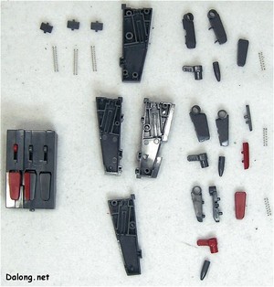 PG Yamato - 어뢰부의 부품도. 스프링이 양쪽 모두 총 12개나 들어갑니다.